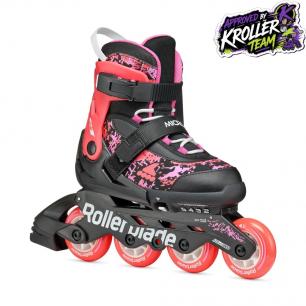 Детские ролики на девочку Rollerblade Microblade SL Black Coral Детские ролики на девочку Rollerblade Microblade SL Black Coral